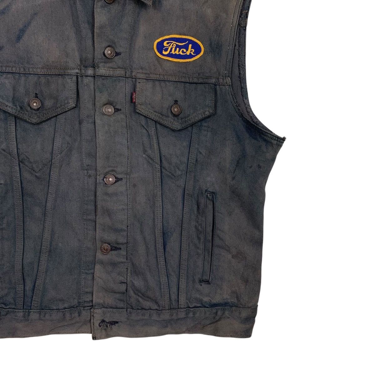 Levi's Vintage Levis Denim Vest Size US M / EU 48-50 / 2 - 4 Thumbnail