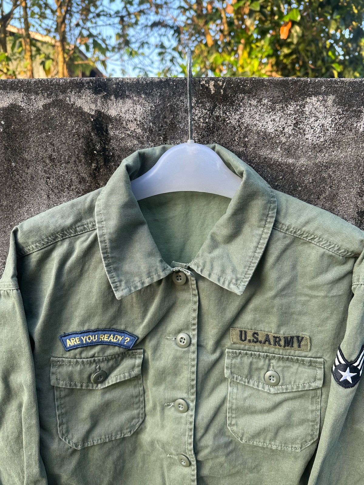 Japanese Brand George is army Military shirts Size US M / EU 48-50 / 2 - 2 Thumbnail