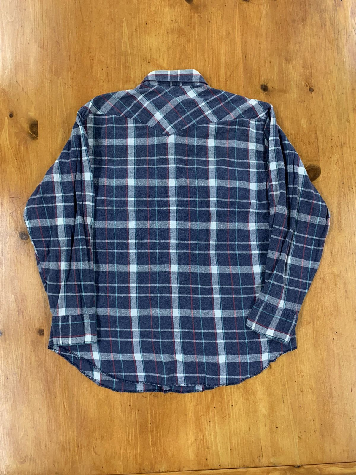 Lee × Vintage Vintage Flannel Lee Pearl Button Flannel Size US XL / EU 56 / 4 - 1 Thumbnail