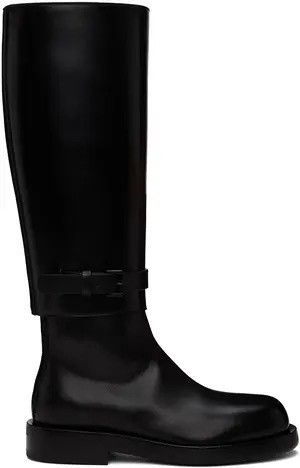 Ann Demeulemeester Ted leather 2 in 1 high/low boot black Size US 9.5 / EU 42-43 - 1 Thumbnail