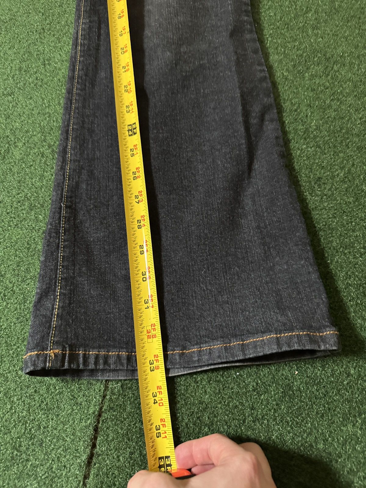 Vintage Y2K Baby Phat Low Rise Bootcut Flare 17/18 Denim Jeans Size 40" / US 18 - 9 Thumbnail
