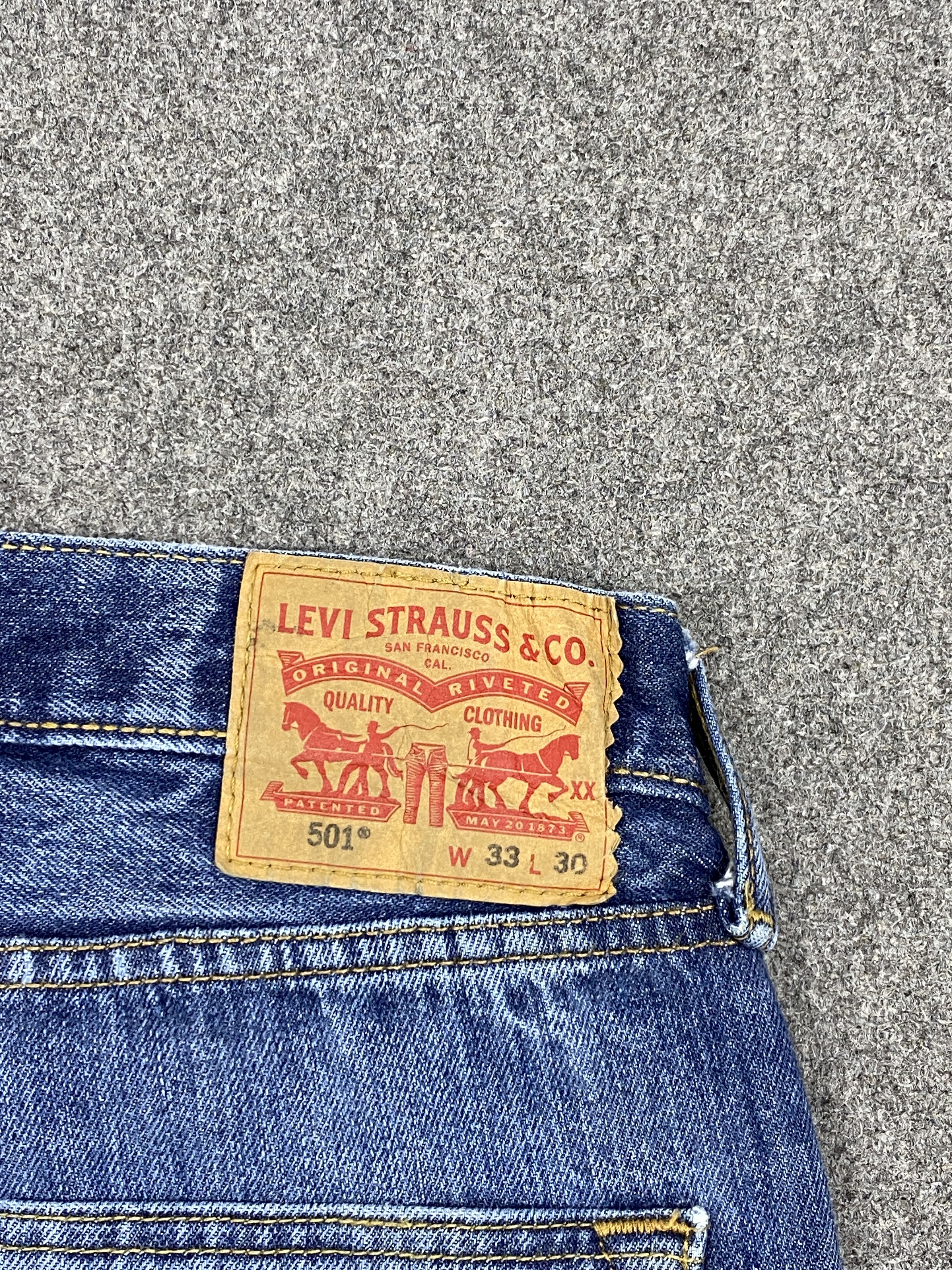 Levi's Blue Denim Vintage Levi's 501 Jeans DP2838 Size US 32 / EU 48 - 5 Thumbnail