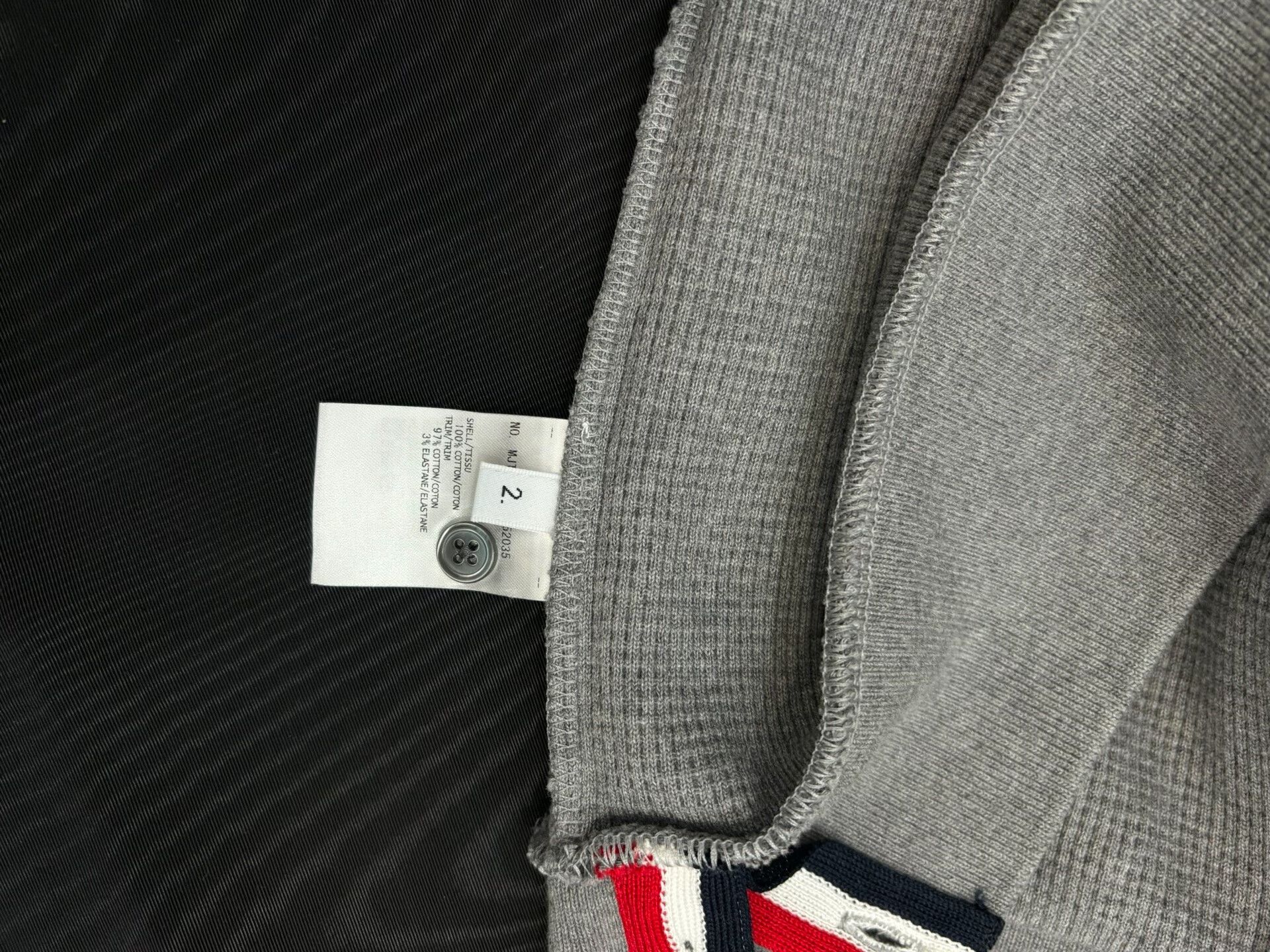 Thom Browne thom browne gray striped sleeve sweatshirt Size US M / EU 48-50 / 2 - 5 Thumbnail