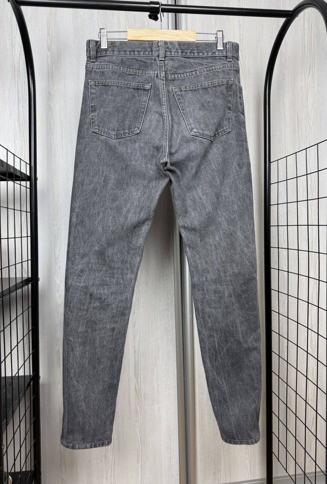 Helmut Lang Helmut Lang vintage produced in 1999 grey denim jeans pants Size US 32 / EU 48 - 6 Thumbnail