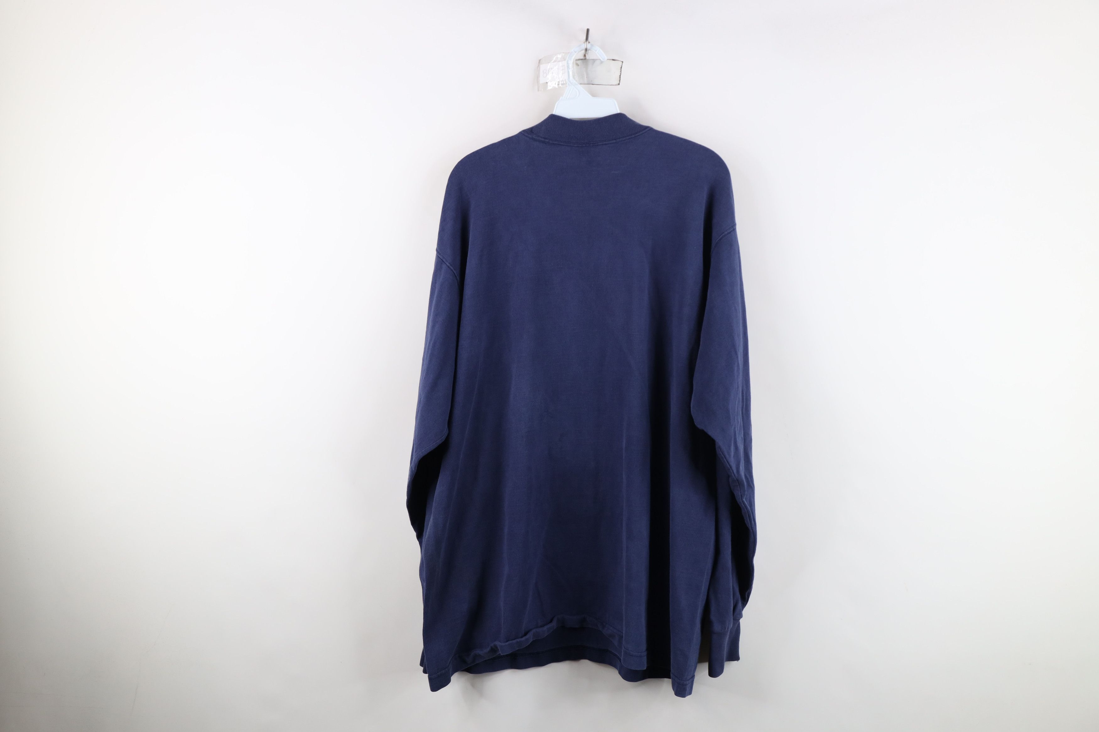 Vintage Vintage 90s Streetwear Mock Neck Long Sleeve T-Shirt USA Size US XL / EU 56 / 4 - 11 Thumbnail
