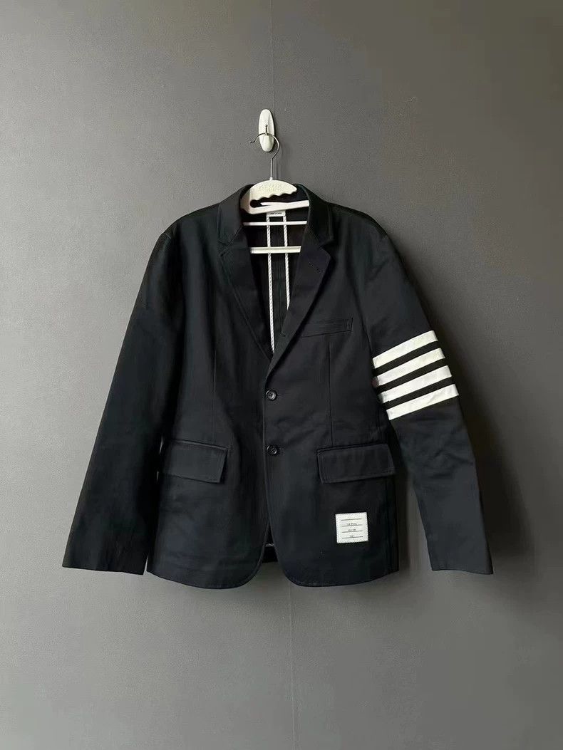 Thom Browne Thom Browne Sleeve-labeled suit jacket 2505-Nextarrow Size US XL / EU 56 / 4 - 1 Thumbnail