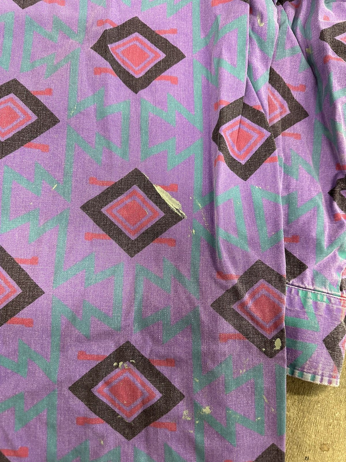 Vintage Vintage 90s Wrangler Brushpopper Painters Button Up Shirt Size US L / EU 52-54 / 3 - 9 Thumbnail