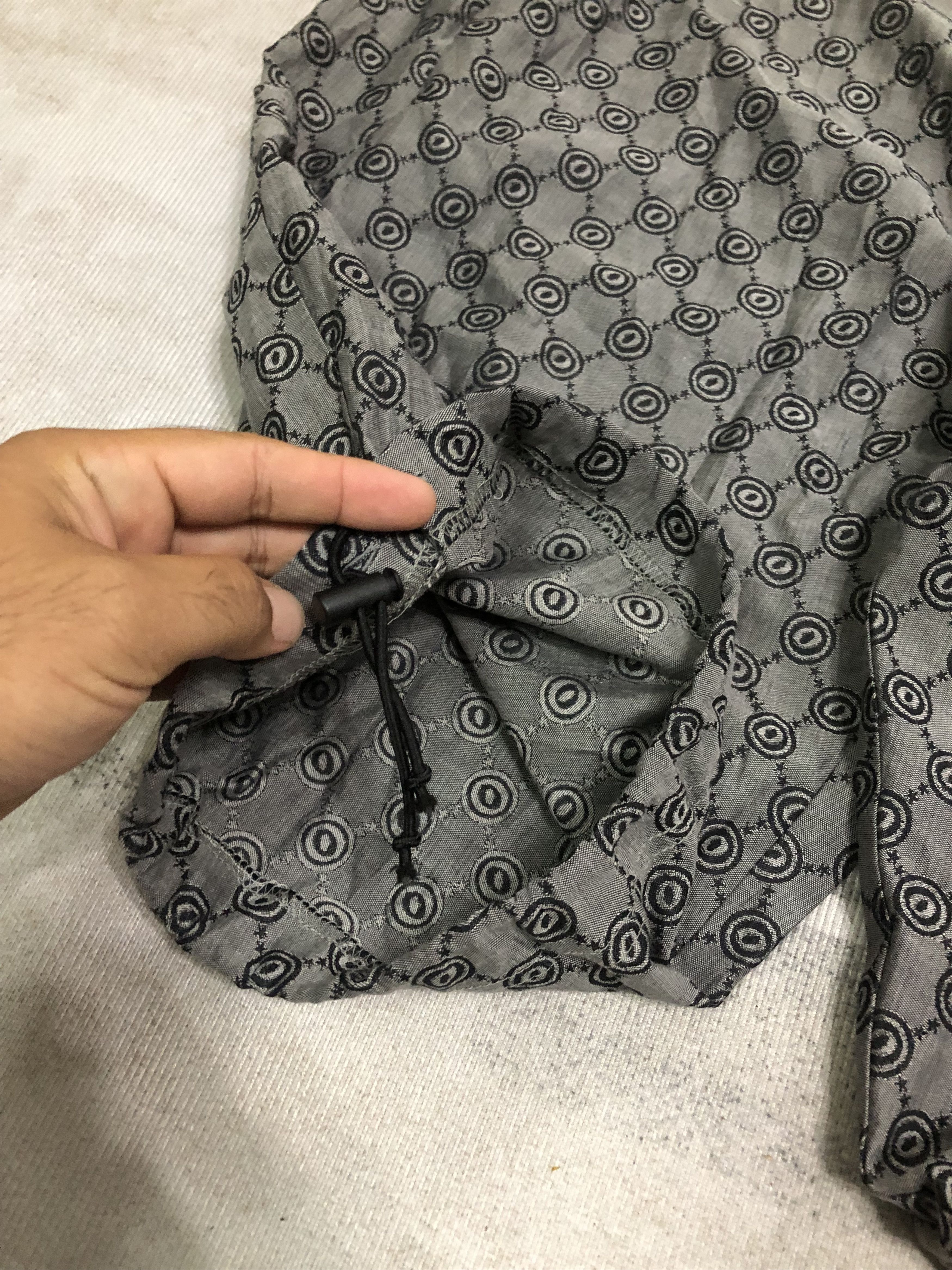 Yohji Yamamoto Overthestripes drawstring ballon cropped pants Size US 32 / EU 48 - 6 Thumbnail
