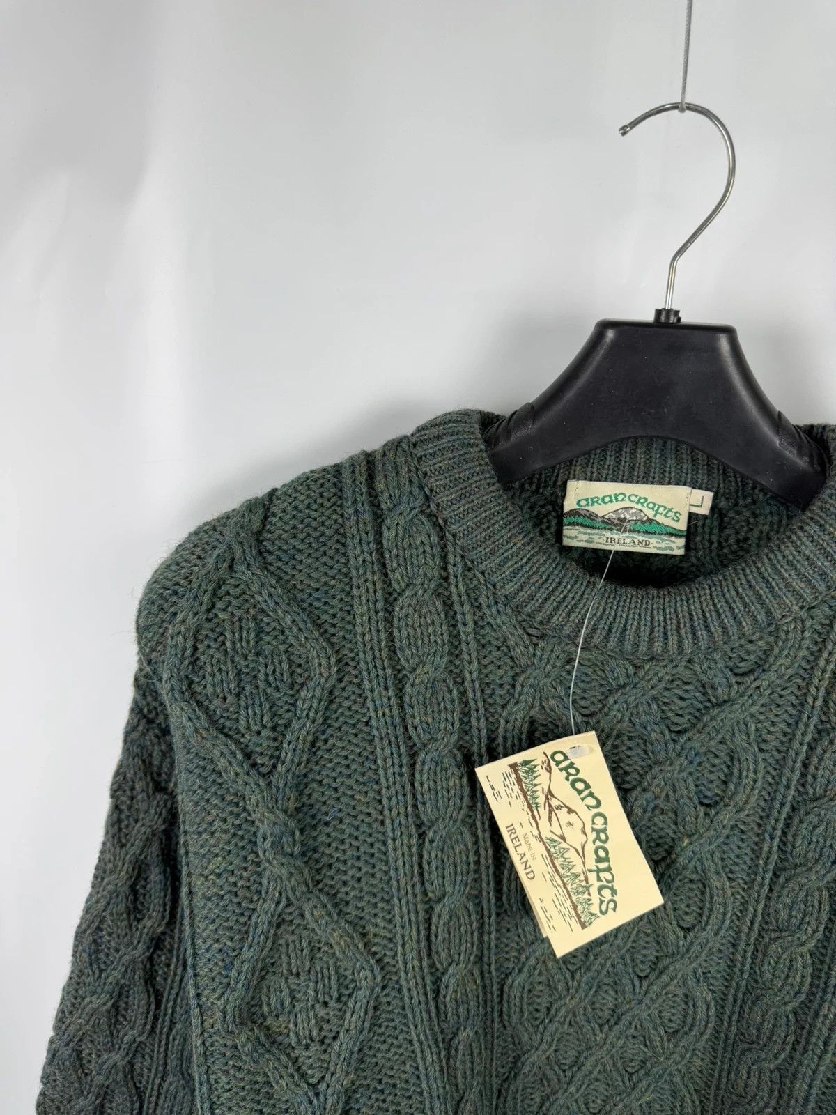 Aran Crafts Aran Crafts Ireland Wool Sweater Men size L Size US L / EU 52-54 / 3 - 3 Thumbnail