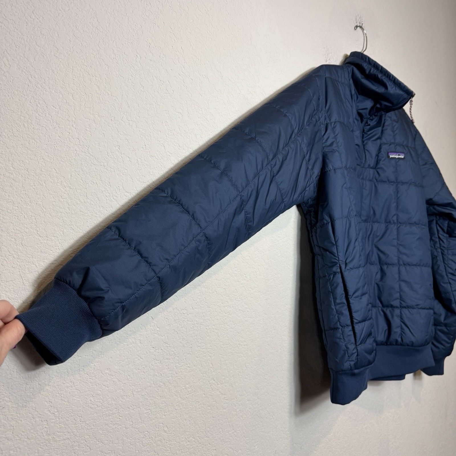 Patagonia Patagonia Box Quilted Pullover 1/4 Zip Insulated Blue Mens L Size US L / EU 52-54 / 3 - 4 Thumbnail