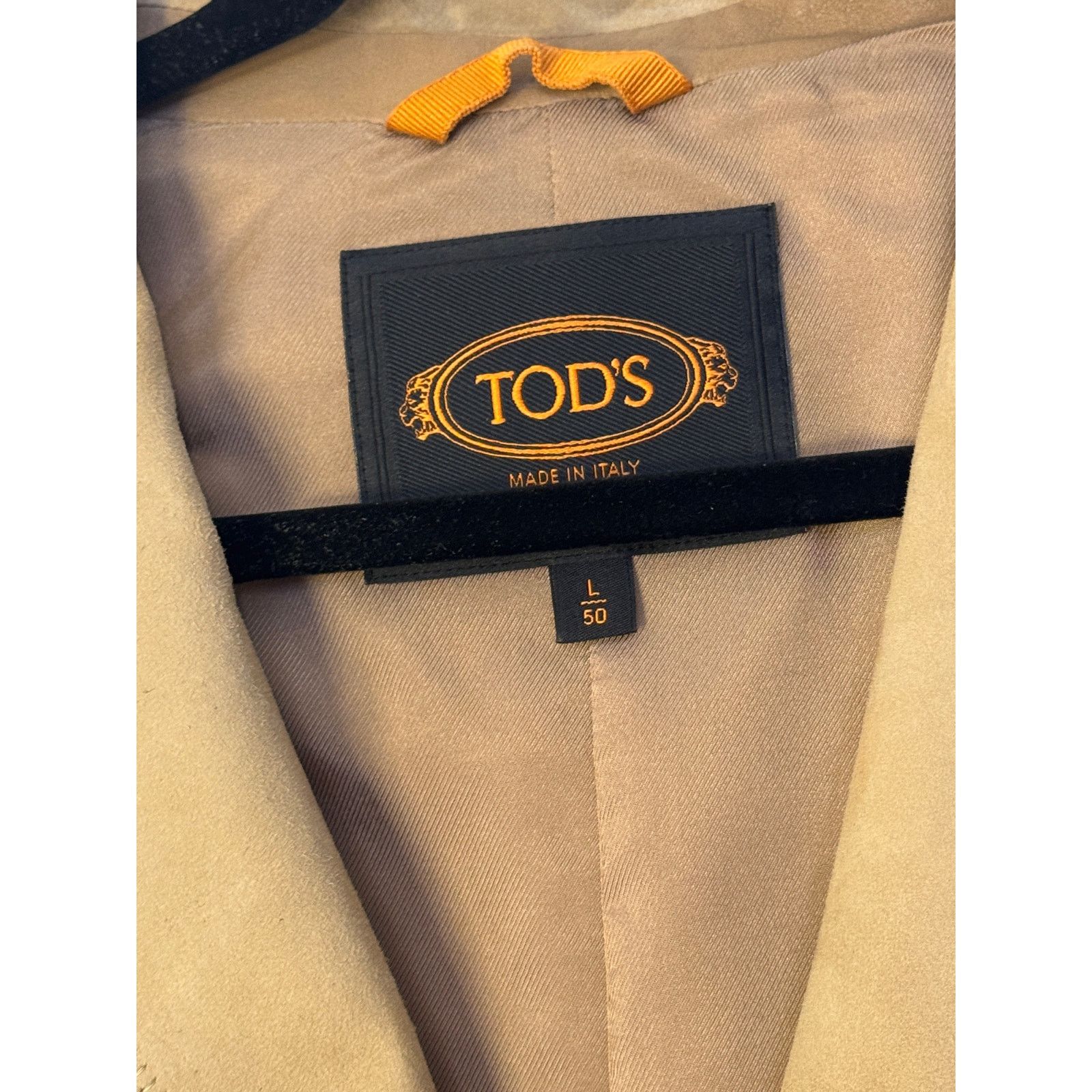 Tod's Tod's Men's Beige in Pashmy Lamb Leather Blazer Size US L / EU 52-54 / 3 - 3 Thumbnail