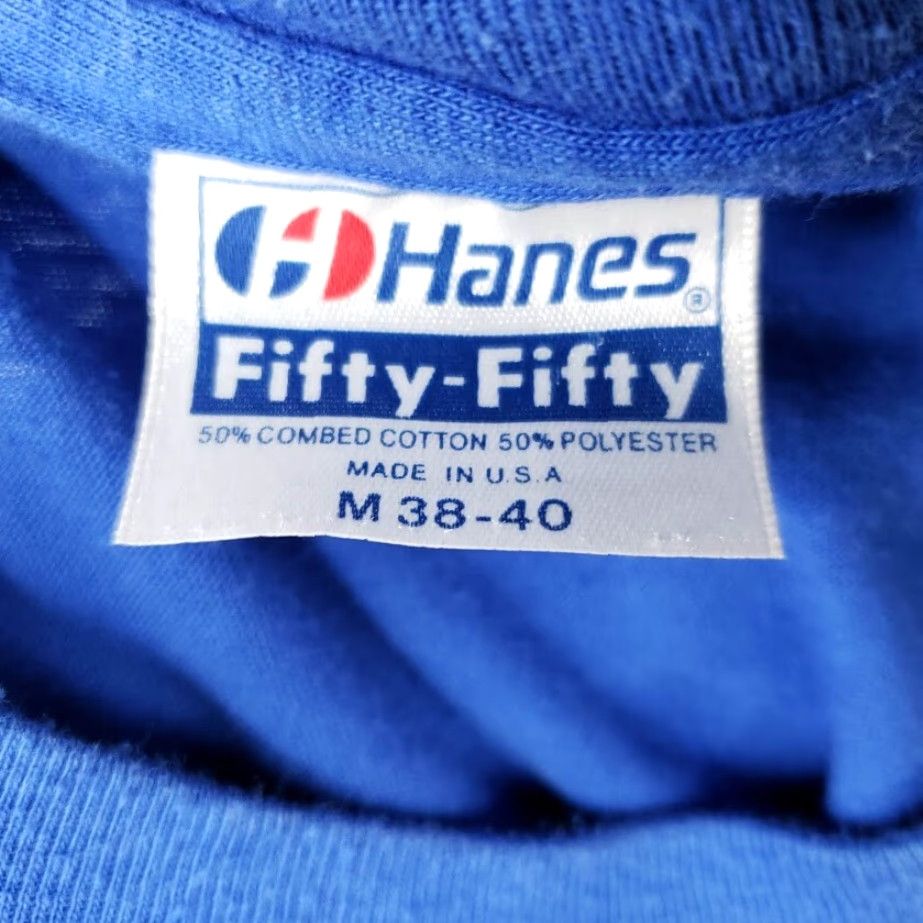 Hanes VINTAGE Hanes Mira Mesa Boulevard Fun Run T Shirt Mens Small S 80s Made In USA Blue Cotton Blend Graphic Tee Running 80s Mens Shirts Size US S / EU 44-46 / 1 - 6 Thumbnail