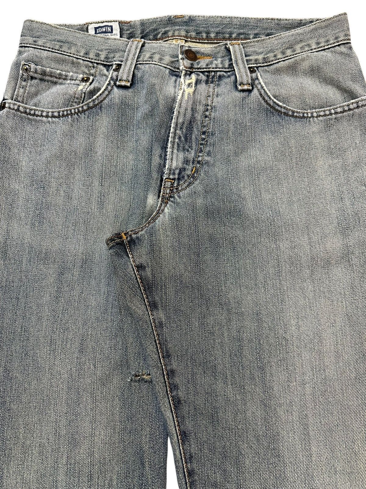 Edwin Vintage Japan Edwin 404 Blue Wash Style Baggy Jeans Size US 30 / EU 46 - 4 Thumbnail