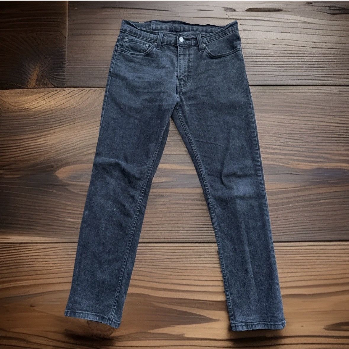 Levi's Levi’s 511 Slim Fit Black Denim Jeans 32x29 Size US 32 / EU 48 - 1 Thumbnail