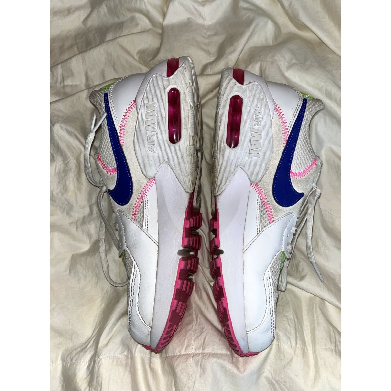 Nike Nike Air Max Excee Women’s Running Shoes White Blue DD2955-100 Low Top Lace Up Size M / US 6-8 / IT 42-44 - 3 Thumbnail