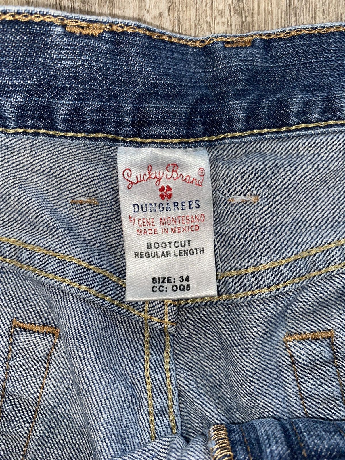 Levi's × Lucky Brand × Vintage lucky brand gungarees jeans Size US 34 / EU 50 - 3 Thumbnail