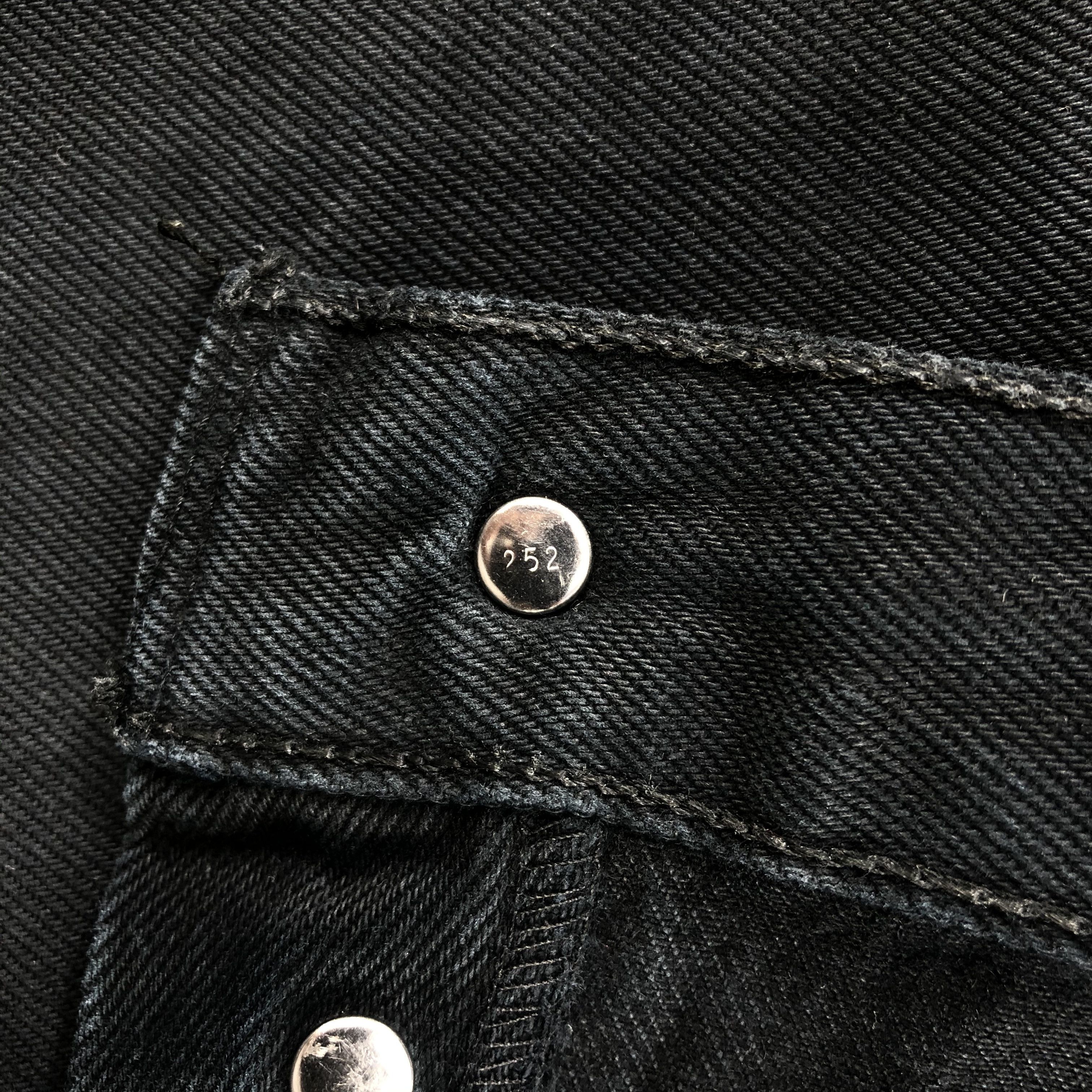 Levi's Vintage 90s Distress Levis 501 Faded Black Jeans-JM1573 Size US 36 / EU 52 - 10 Thumbnail