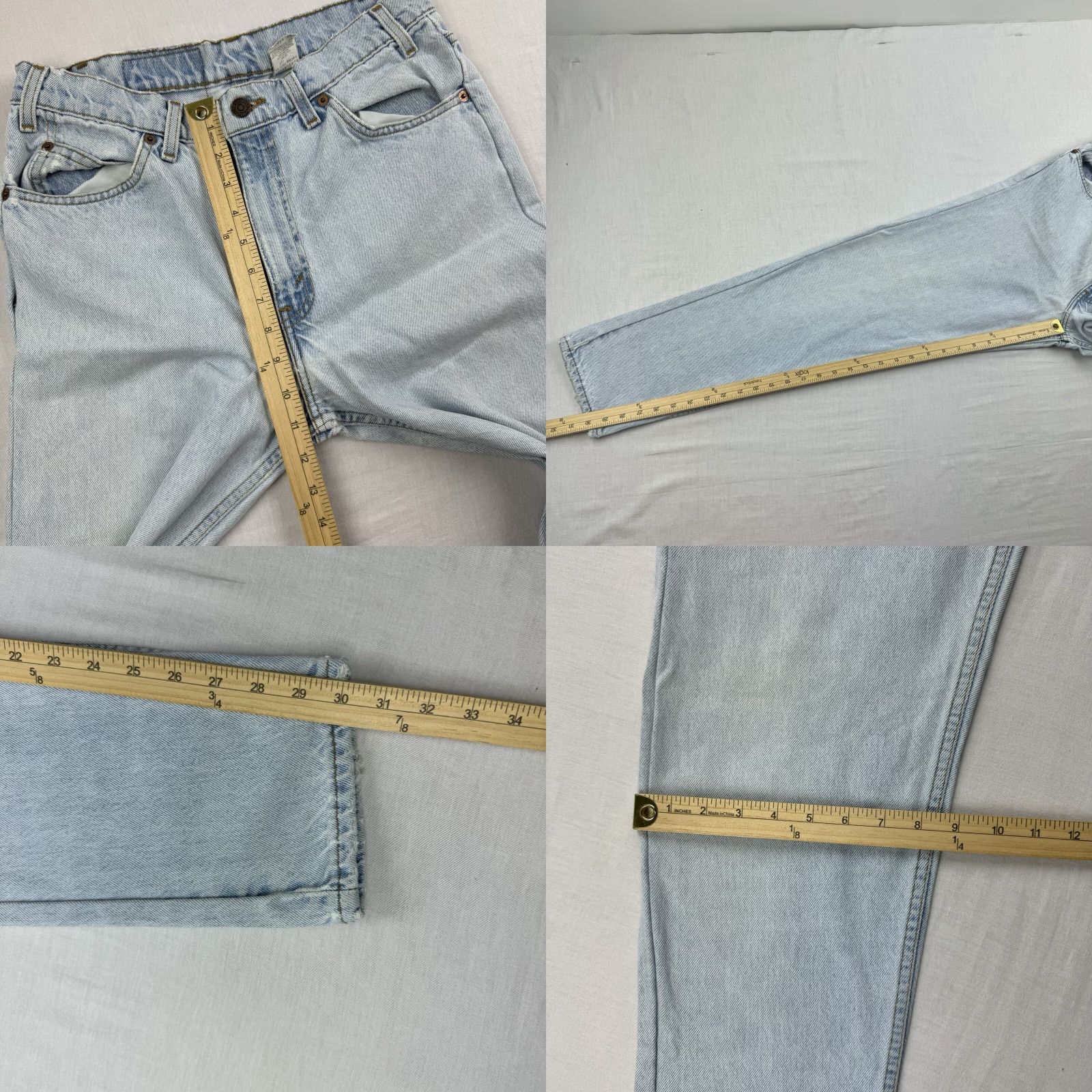 Levi's VINTAGE Levi's 550 Jeans Men 32 Regular Blue 90s Fade Tapered Leg Orange Tab Relaxed 90s Mens Jeans Size US 32 / EU 48 - 8 Thumbnail