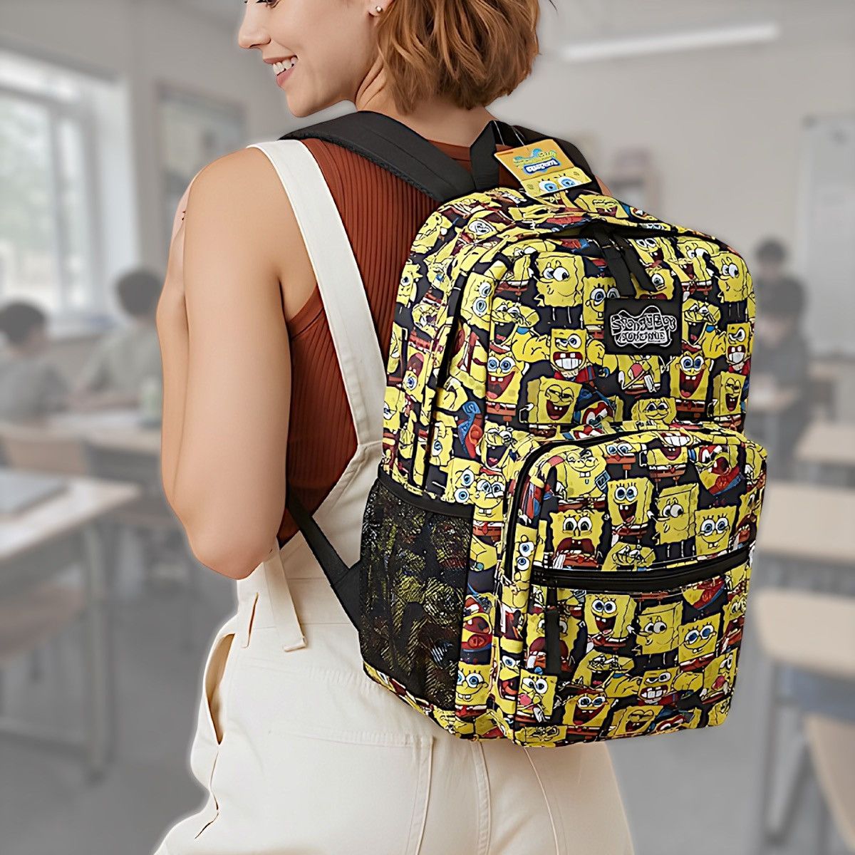 Mad Engine Mad Engine Unisex Sponge for Every Occasion Backpack 17x15” Size ONE SIZE - 1 Thumbnail