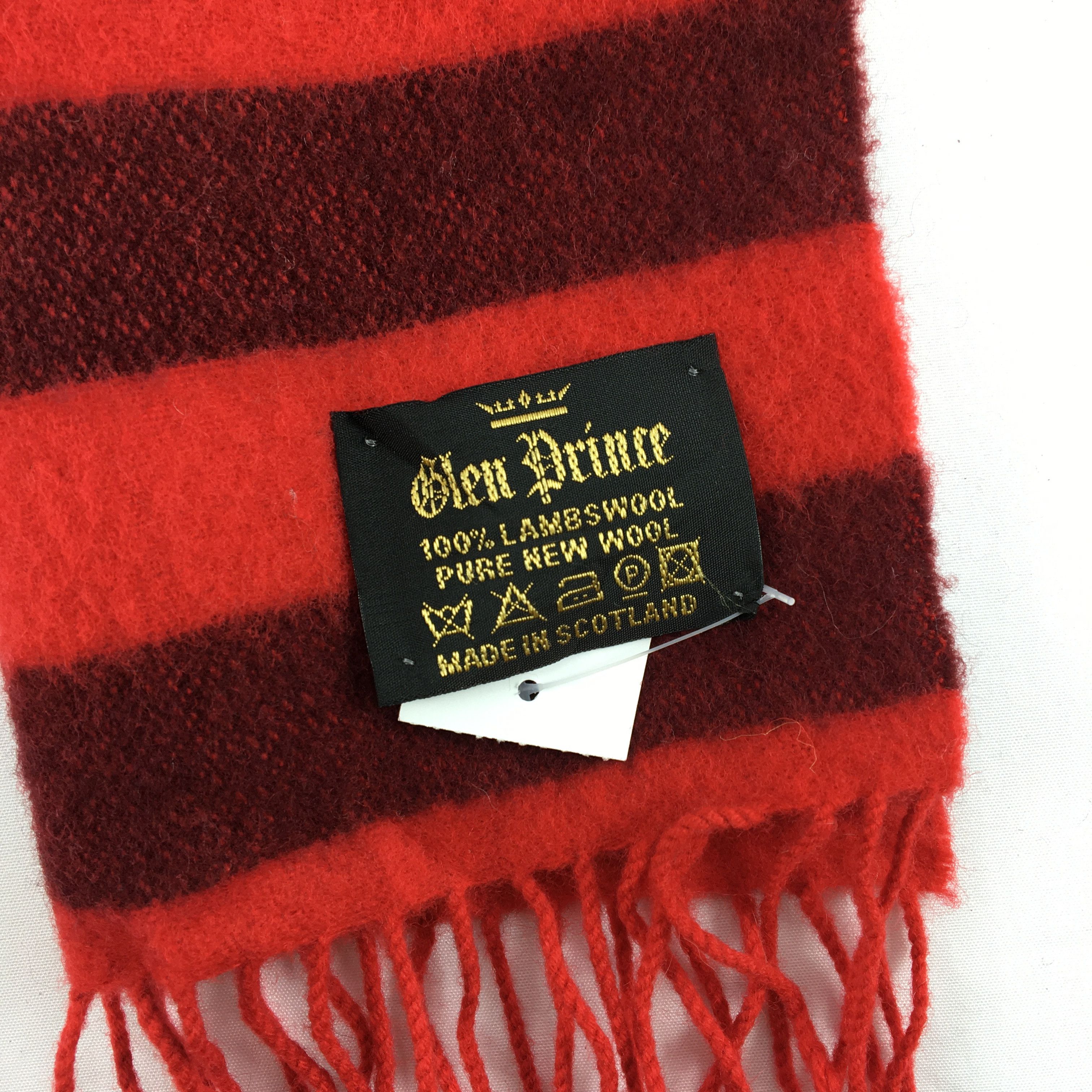 Vintage Vintage Glen Prince Scarf Muffler Wool Cashmere Scarves Size ONE SIZE - 4 Thumbnail