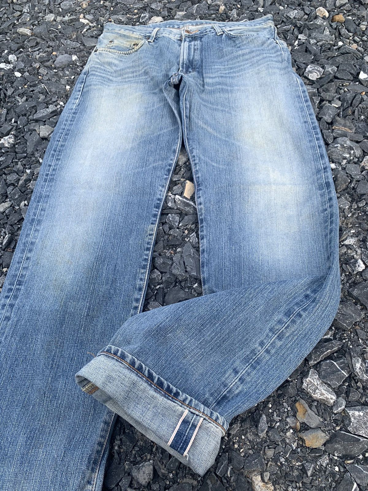 Kapital VINTAGE EDWIN 505XX SELVEDGE FADED JAPANESE DISTRESSED DENIM Size US 34 / EU 50 - 5 Thumbnail