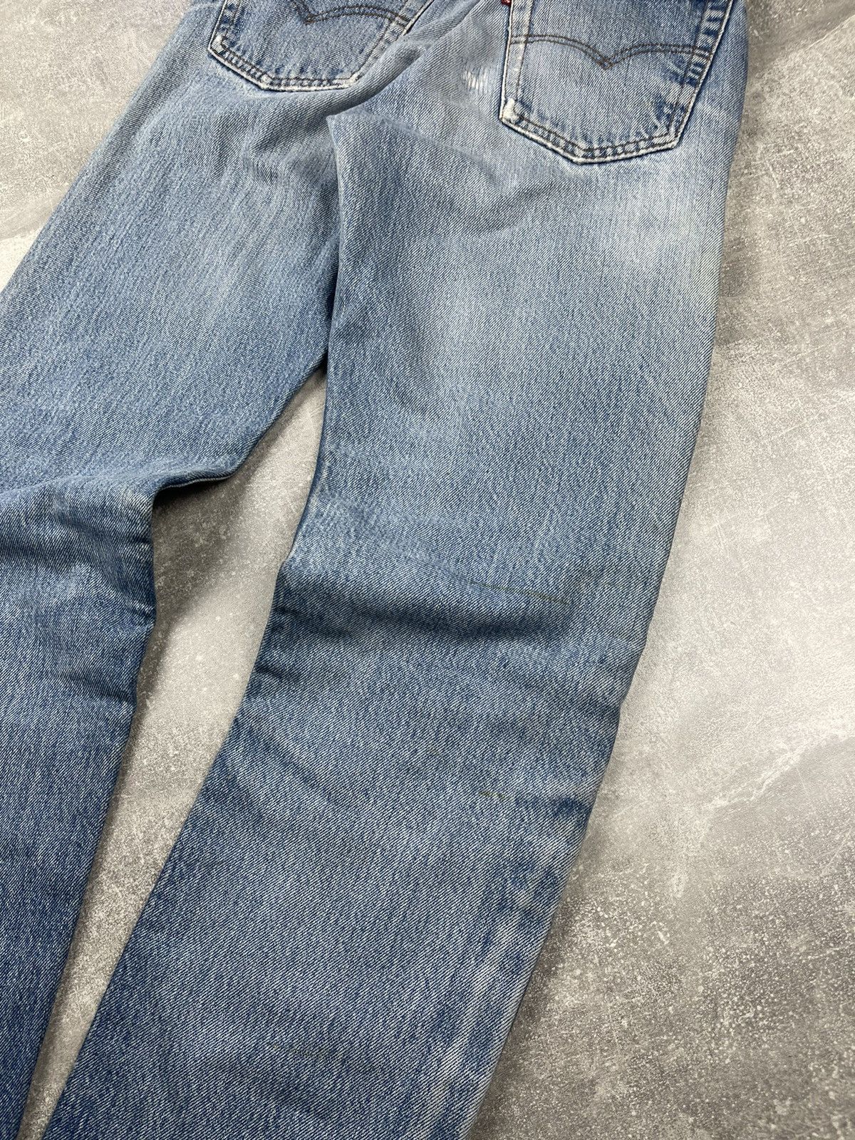 Levi's × Levi's Vintage Clothing × Vintage Levi’s Vintage 701 Denim Stripped Custom Jeans 80s USA Size 28" / US 6 / IT 42 - 11 Thumbnail