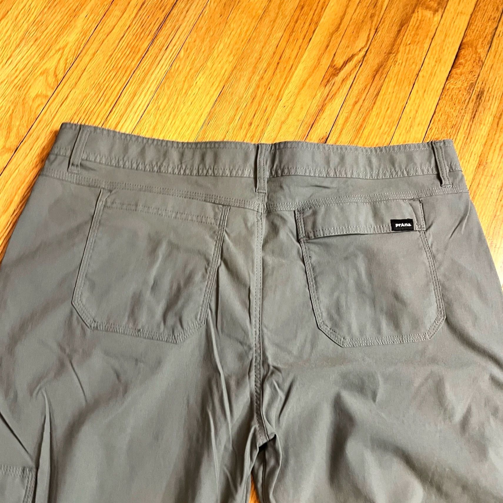 Prana prAna Pants Men 40 STRETCH ZION II Regular Fit Cargo Hiking Green Gray 30in Inseam Mens Regular Size 40 Pants Cargo Green Gray Mens Size US 40 / EU 56 - 5 Thumbnail