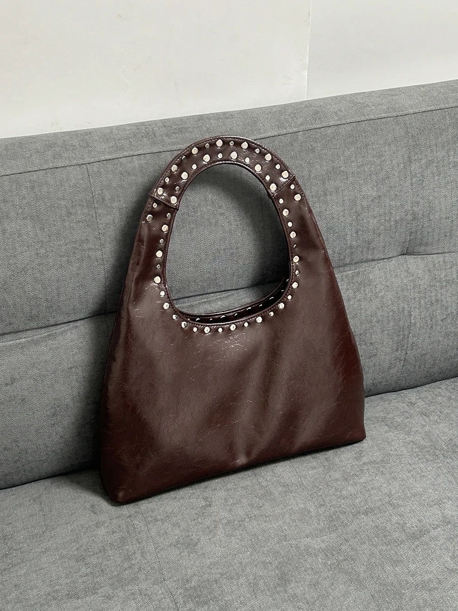 The Unbranded Brand Retro Rivet Decorative Shoulder Bag Size ONE SIZE - 5 Thumbnail