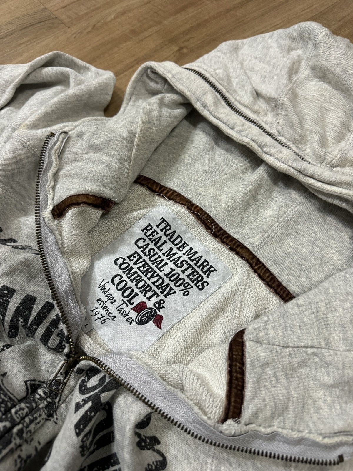 If Six Was Nine REAL MASTER CLASSIC BIKERS HOODIE Size US L / EU 52-54 / 3 - 4 Thumbnail