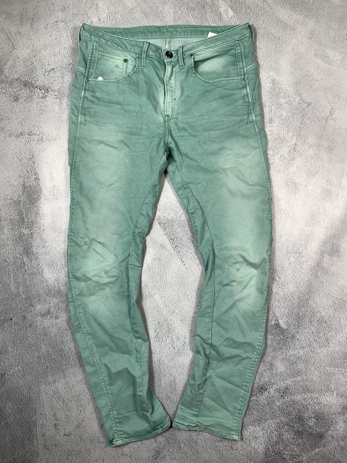 G-Star × Vintage Vintage G-star RAW 3D tapered faded denim jeans size 28 Size 28" / US 6 / IT 42 - 1 Thumbnail