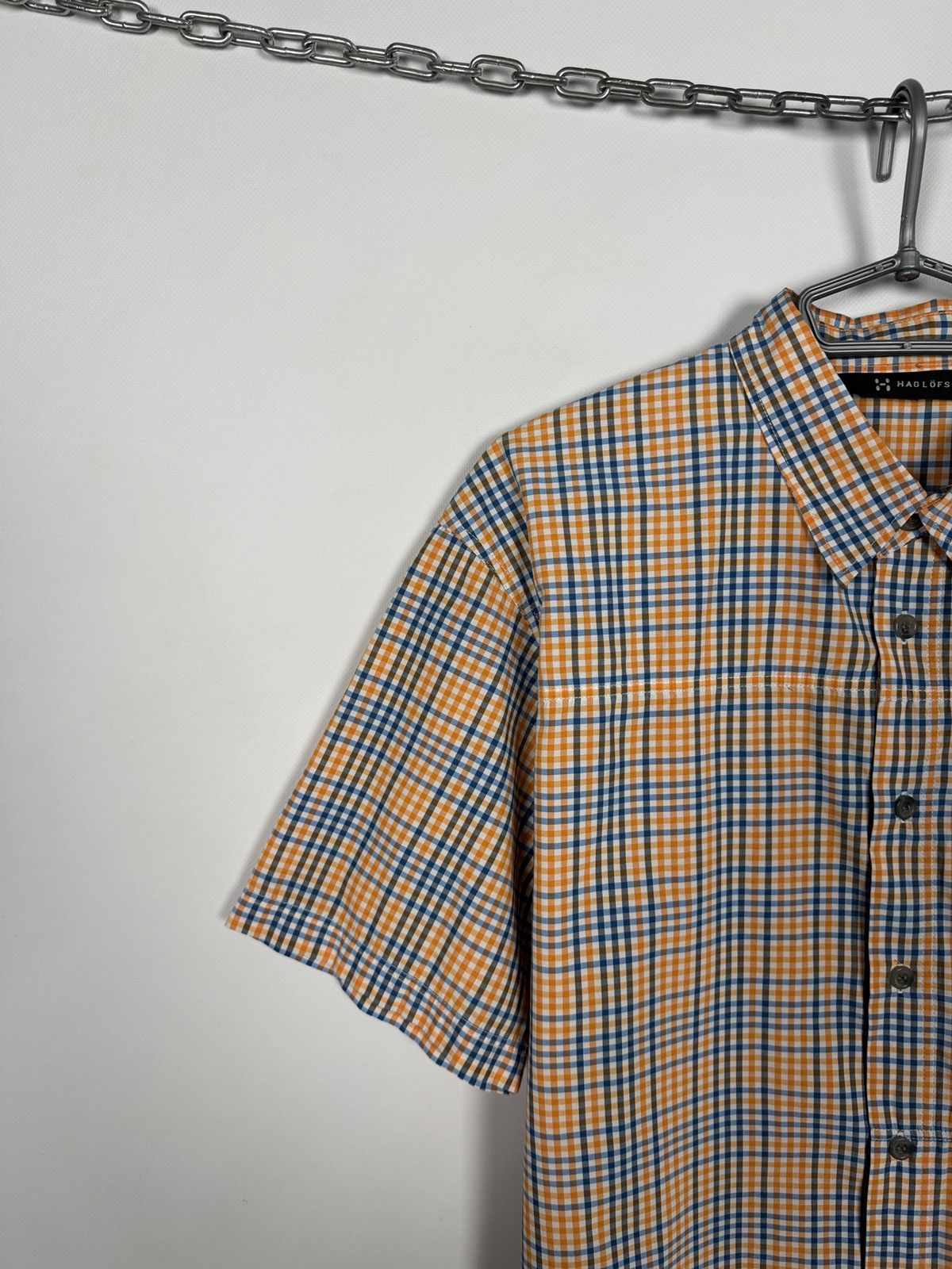 Haglofs Haglofs Climatic Short Sleeve Plaid Shirt Button Up Outdoor Size US XL / EU 56 / 4 - 3 Thumbnail