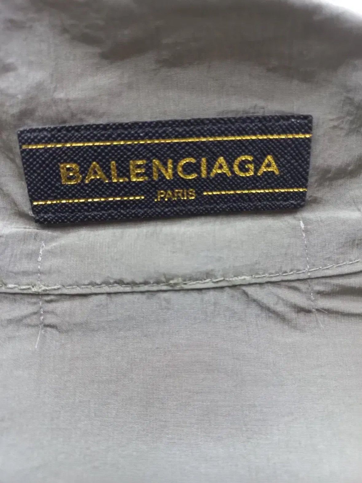 Balenciaga Balenciaga Half Zip Up Anorak Jacket Olive Green Size US M / EU 48-50 / 2 - 8 Thumbnail