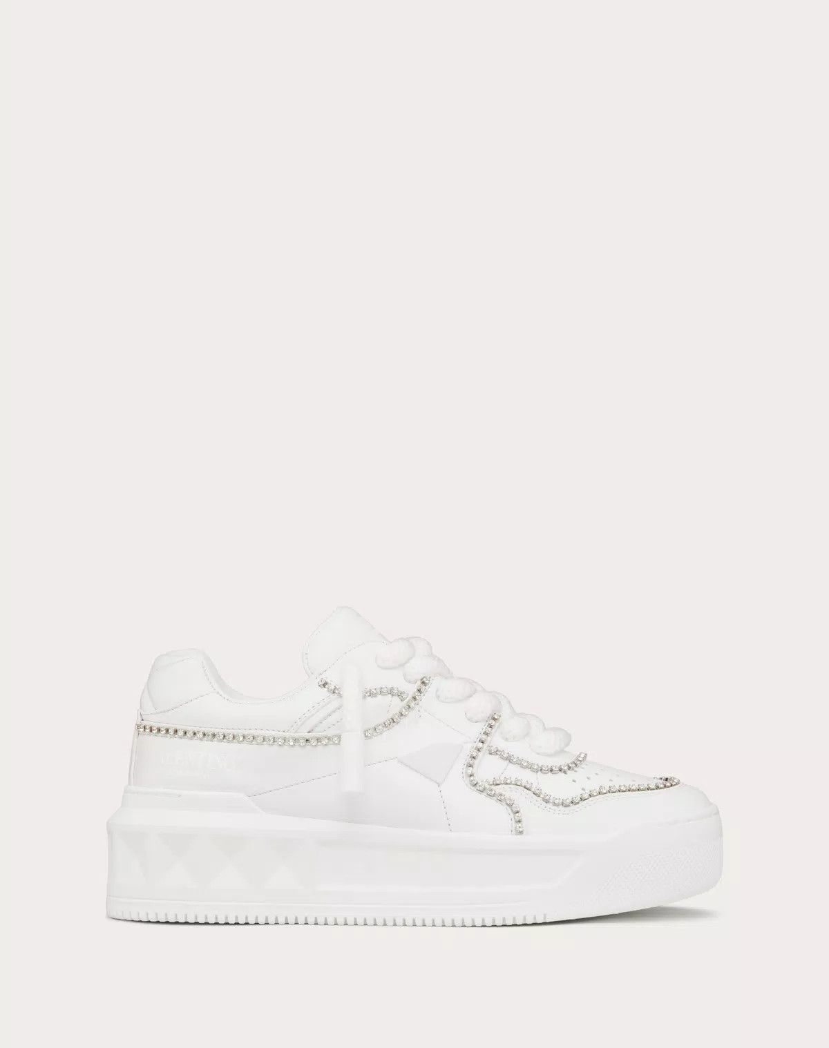 Valentino o1s1wg110426 One Stud XL Trainers in Nappa Leather Crystals Size US 6 / IT 36 - 1 Thumbnail