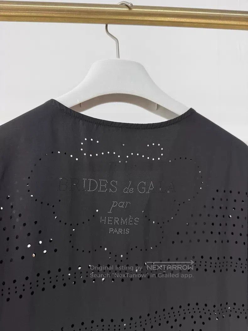 Hermes Hermes Lace Print Letter Silk Dress, Two-Piece Set Size XXS / US 00 / IT 34 - 3 Thumbnail