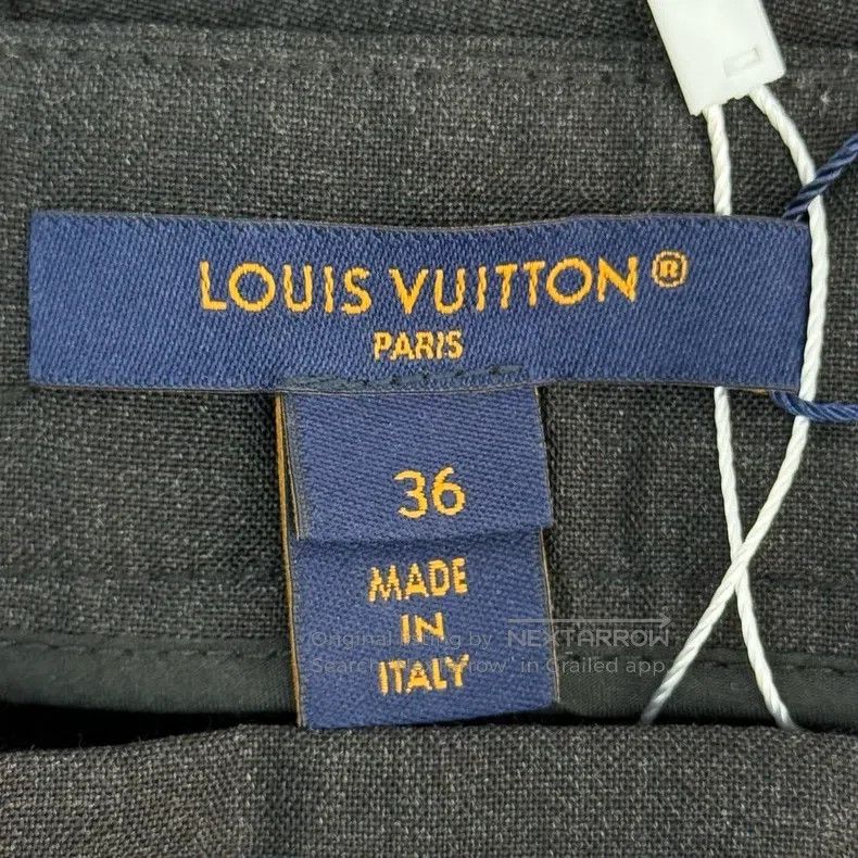 Louis Vuitton Louis Vuitton Black and grey floral print full belt wool t Size US 36 / EU 52 - 5 Thumbnail