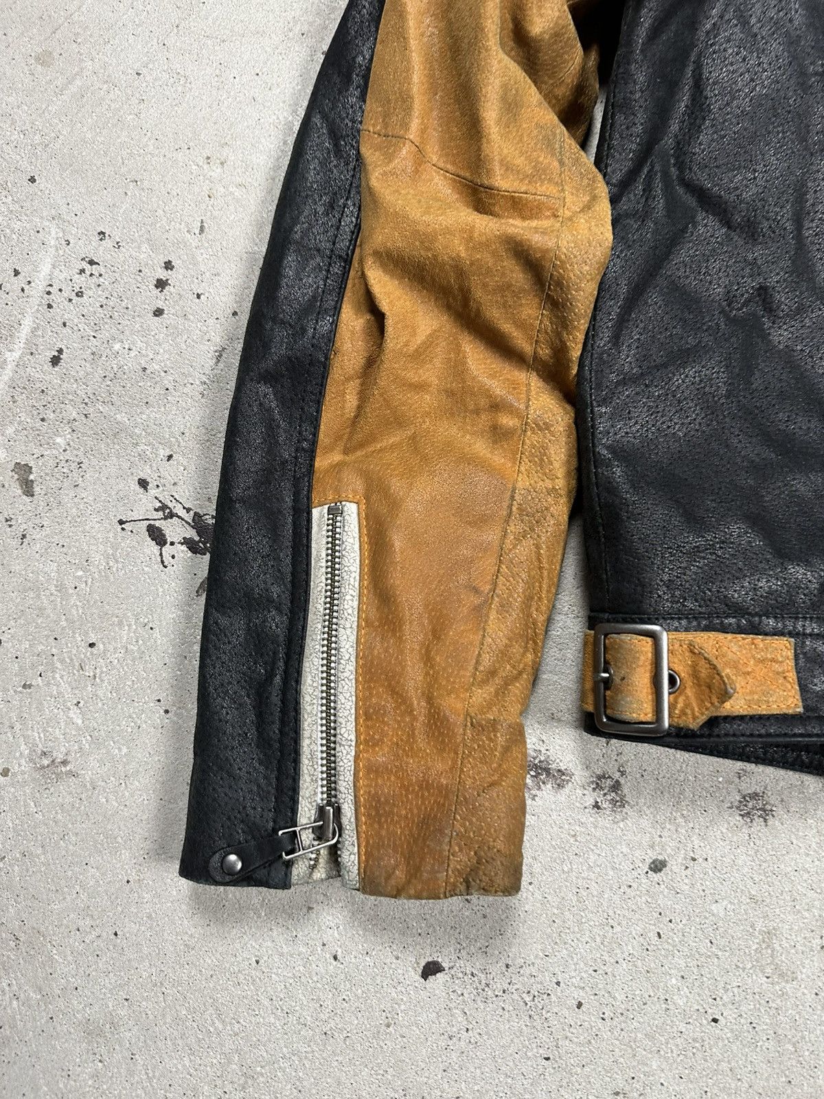 Japanese Brand Vintage Y2K Genuine Leather Suede Moto Biker Racing Jacket Size US S / EU 44-46 / 1 - 14 Thumbnail