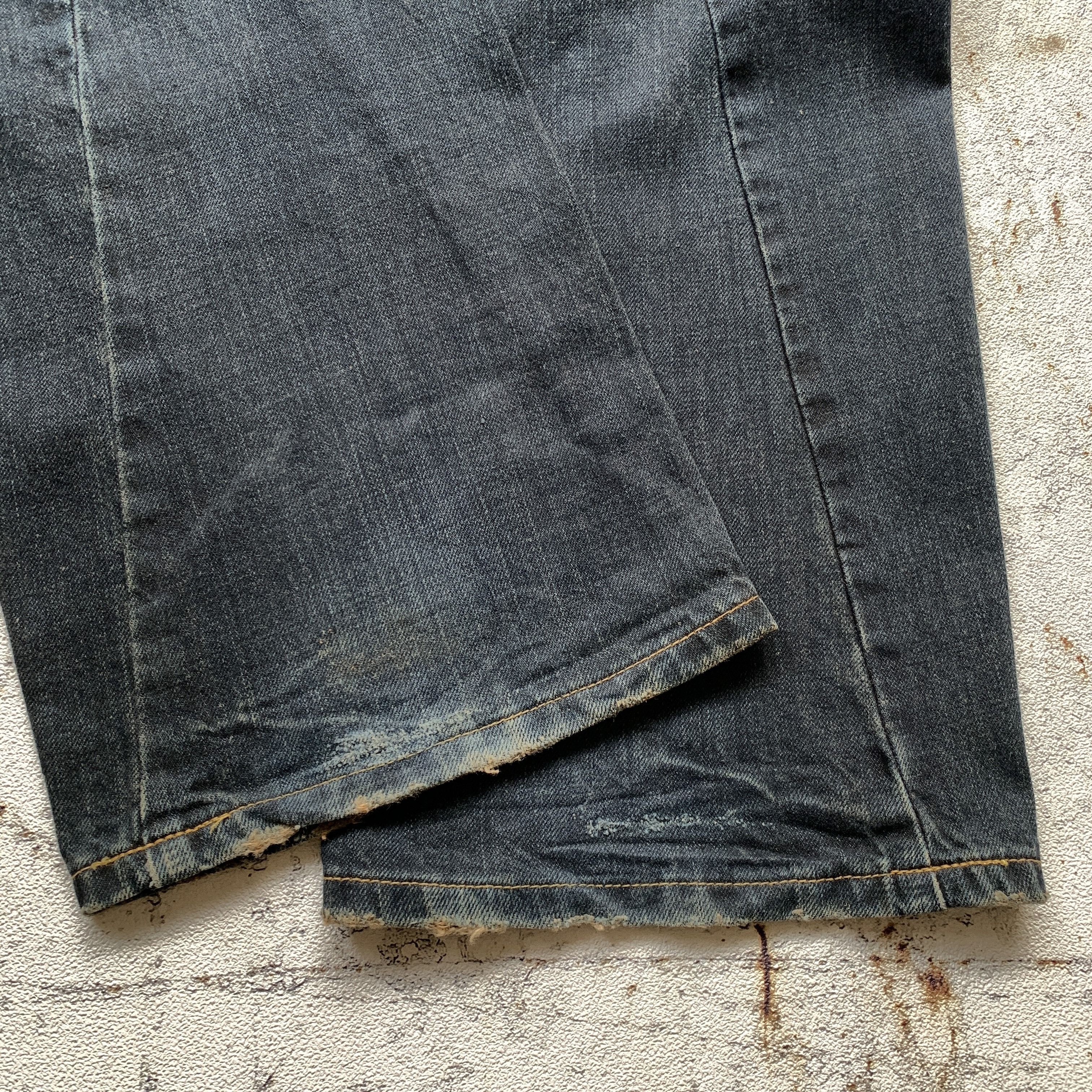 Japanese Brand Lee Riders Spiral ifsix LGB GOA Bootcut Flared Jeans Size US 30 / EU 46 - 12 Thumbnail