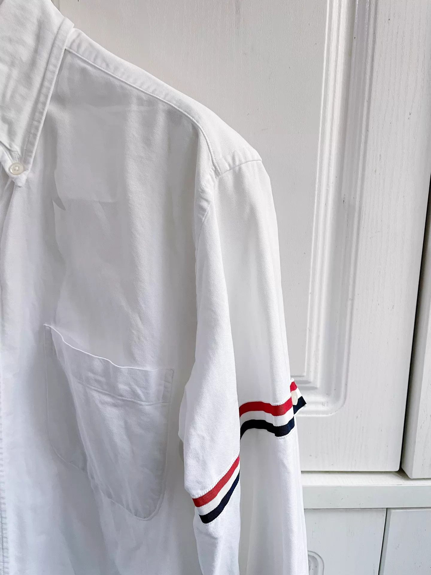 Thom Browne Thom Browne Classic Stripe Oxford Shirt Men's Size 2 Size US M / EU 48-50 / 2 - 4 Thumbnail