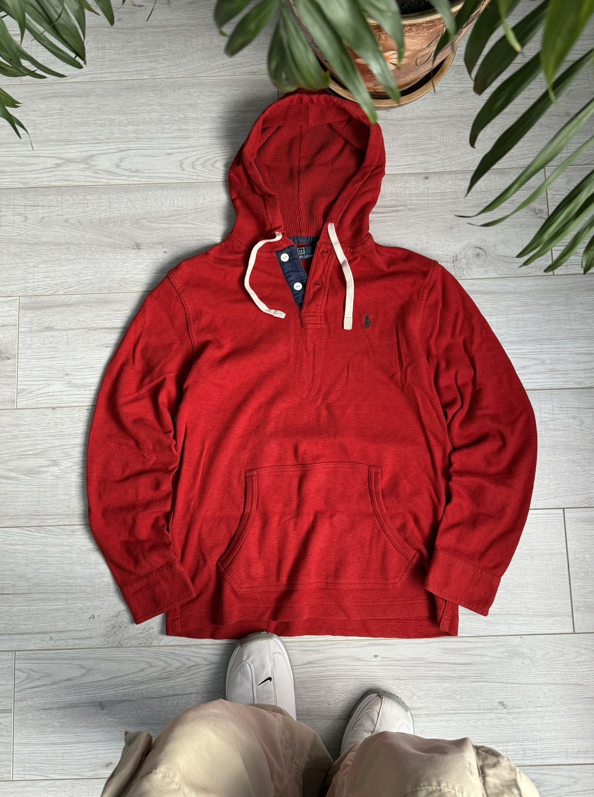 Polo Ralph Lauren × Vintage Vintage hoodie Polo Ralph Lauren Rugby shirt Size US S / EU 44-46 / 1 - 1 Thumbnail