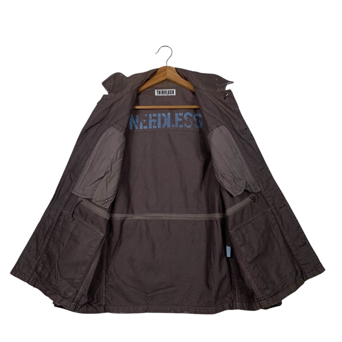 Japanese Brand THIRDLUCK Four Pocket Work Casual Jacket #2089-C91 Size US M / EU 48-50 / 2 - 9 Thumbnail