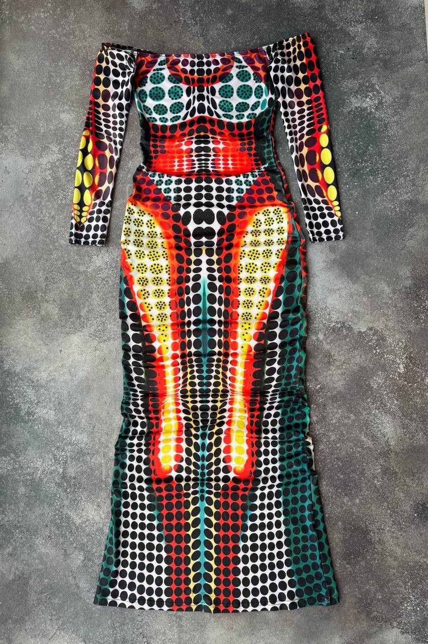Japanese Brand × Vintage Y2K Super Sexy Long Dress (Jean Paul Gaultier Style) Size S / US 4 / IT 40 - 2 Thumbnail