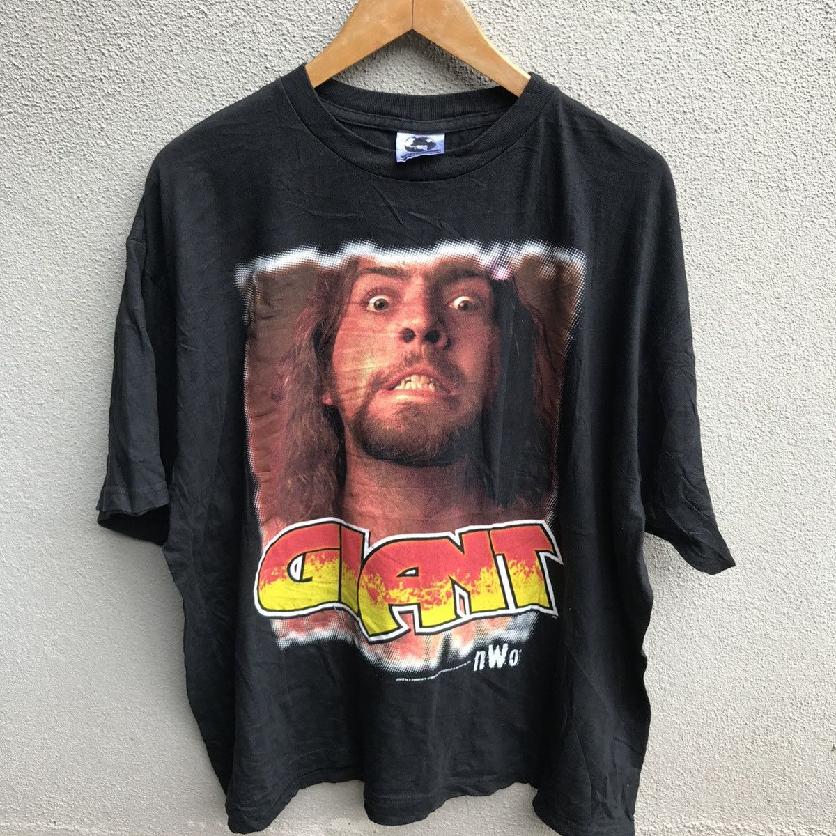 Vintage Vintage rare 90s GIANT Big Show nwo tee wrestling Size US XL / EU 56 / 4 - 2 Thumbnail
