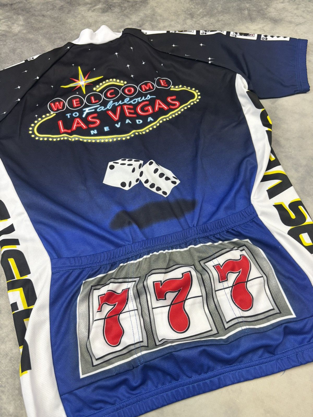 Japanese Brand Vintage Biker Jersey tshirt Las Vegas Casino Gabber Rave 90s Size US L / EU 52-54 / 3 - 5 Thumbnail