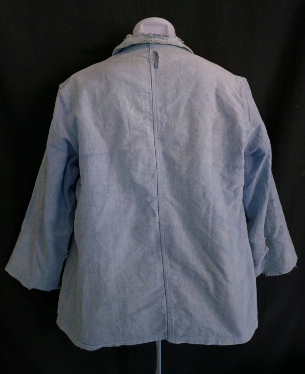 Moleskine VTG 50s France Moleskine Fade indigo Chore Jacket. Size US L / EU 52-54 / 3 - 9 Thumbnail