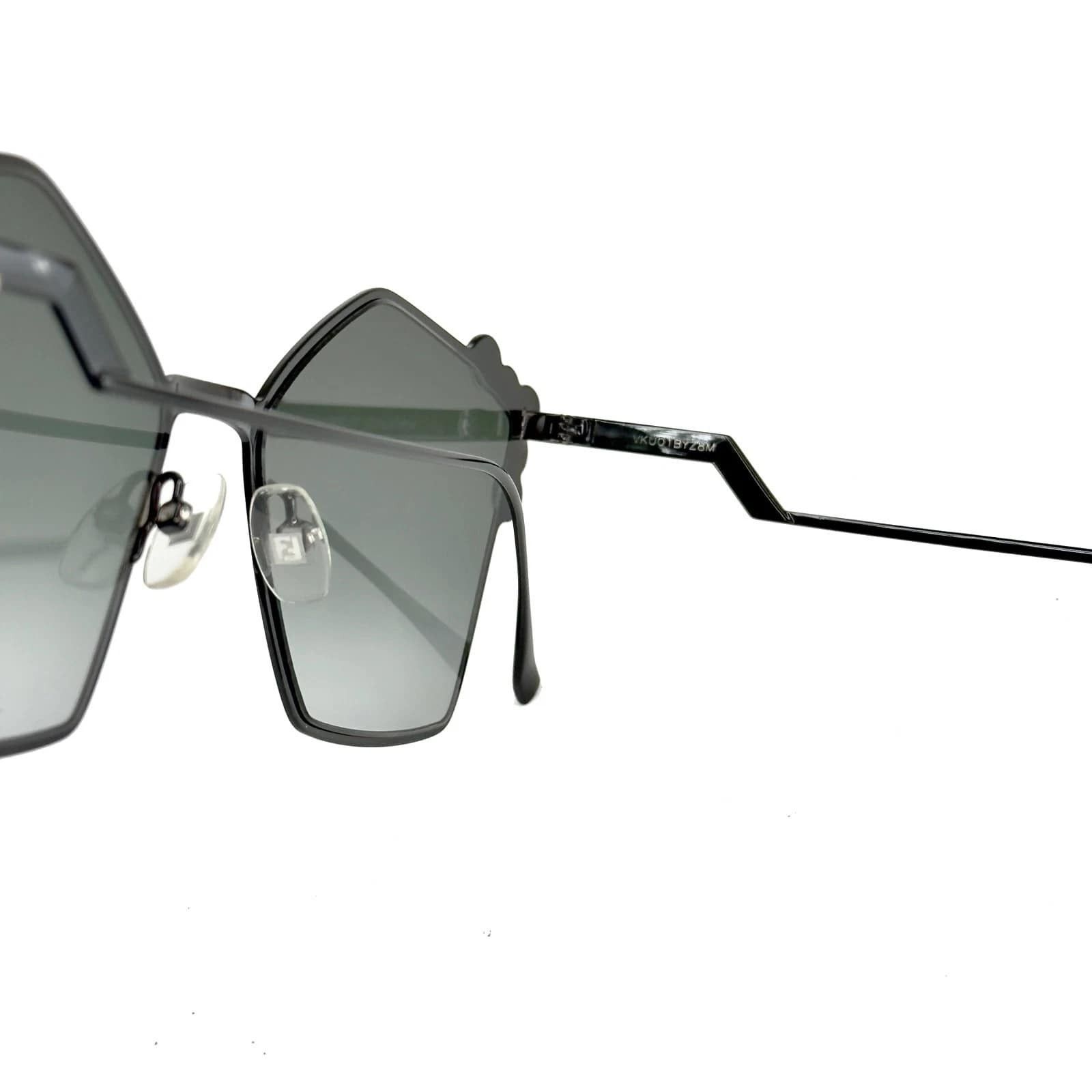 Fendi FENDI FF0261S 0261 CAN EYE Black Stud Gradient Sunglasses Size ONE SIZE - 4 Thumbnail