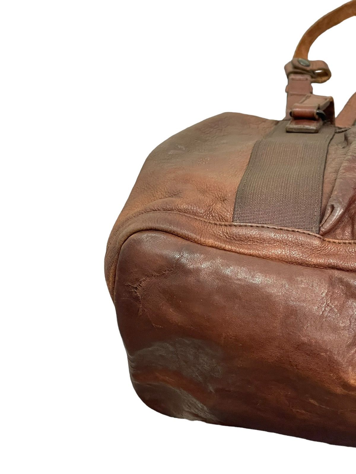 Japanese Brand Full Leather Patina Never Fade Tote Shoulder Bag 3🟩 Size ONE SIZE - 6 Thumbnail