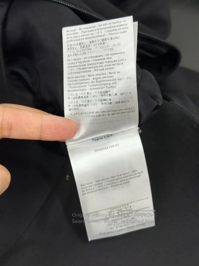 Valentino Valentino Black fungus edge patchwork cuff long-sleeved dr Size L / US 10 / IT 46 - 8 Thumbnail