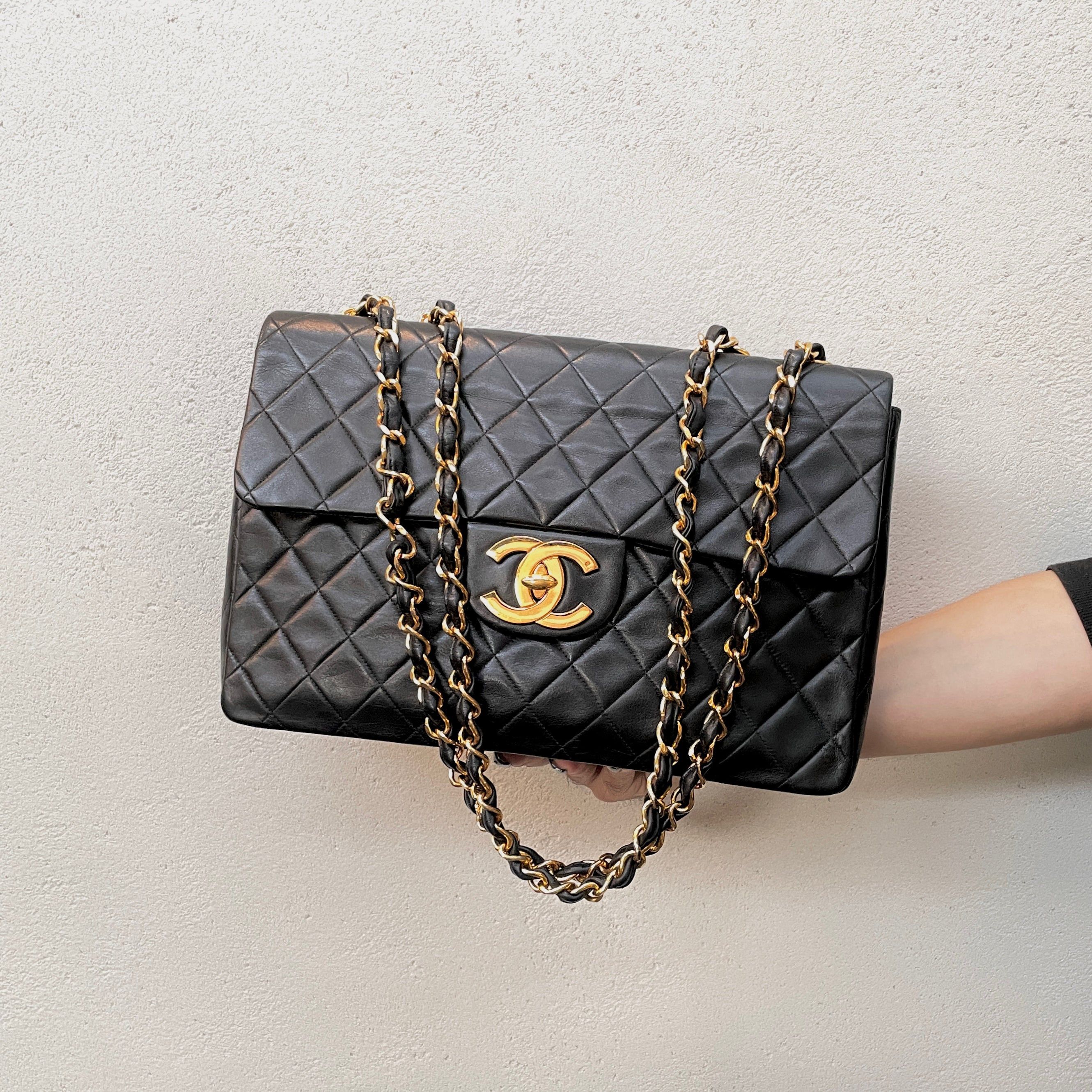 Chanel Chanel Matelasse Jumbo Coco Mark Chain Shoulder Flap Bag Size ONE SIZE - 1 Thumbnail
