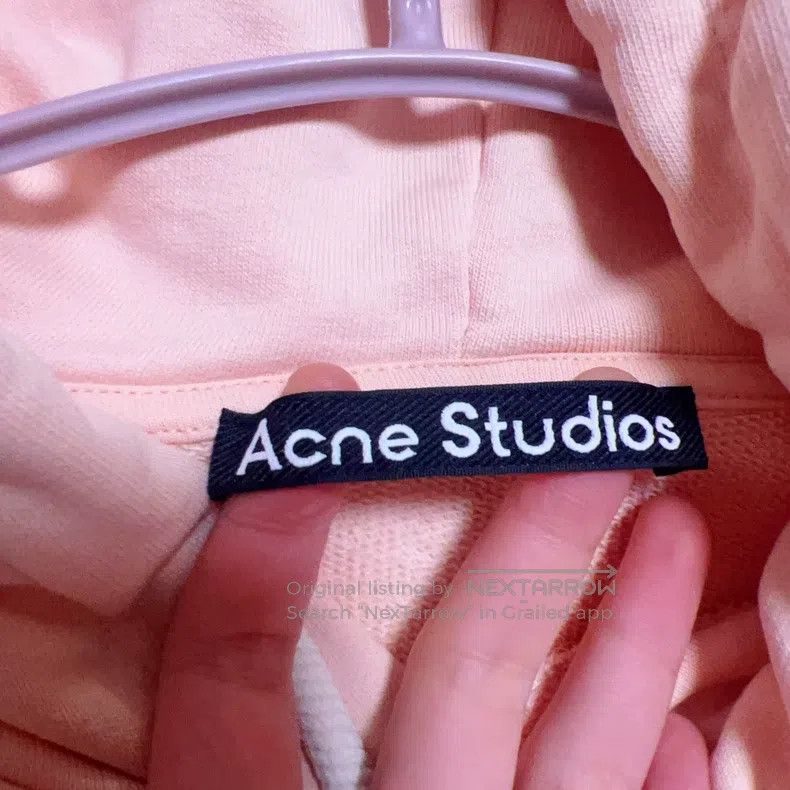 Acne Studios Acne Studios Pink Smile Hooded Sweatshirt, Classic Style Size XXS / US 00 / IT 34 - 4 Thumbnail
