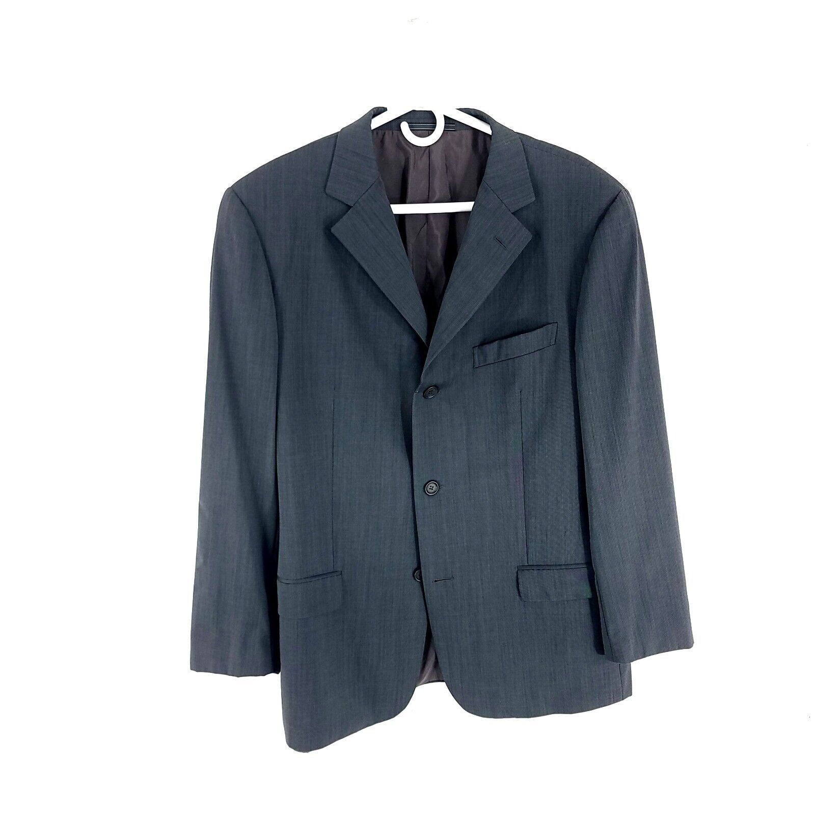 Ermenegildo Zegna DAMAGED Ermenigildo Zegna Soft Wool 3 Button Blazer 42R Gray Size 42R - 2 Thumbnail